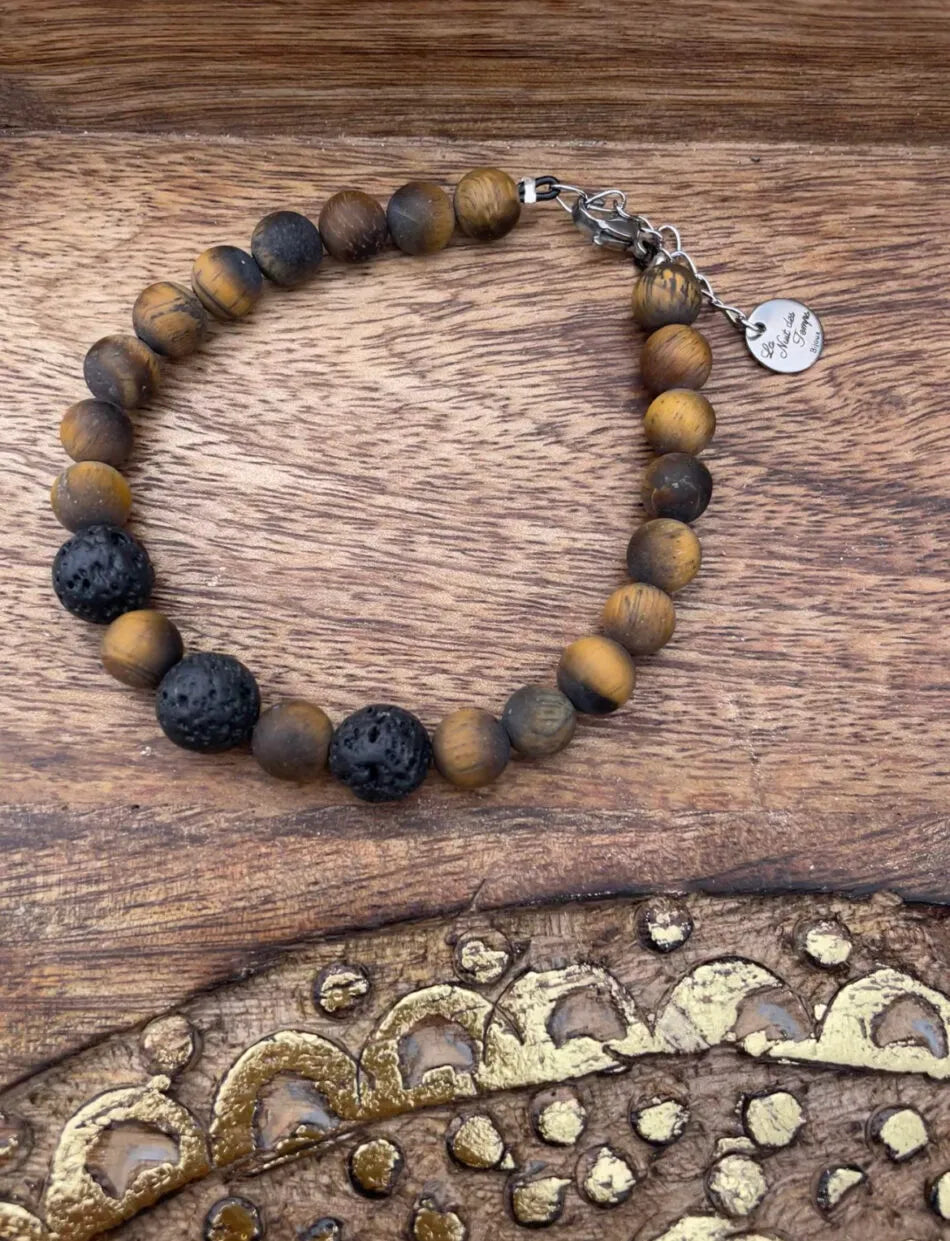 Tiger Eye and Lava