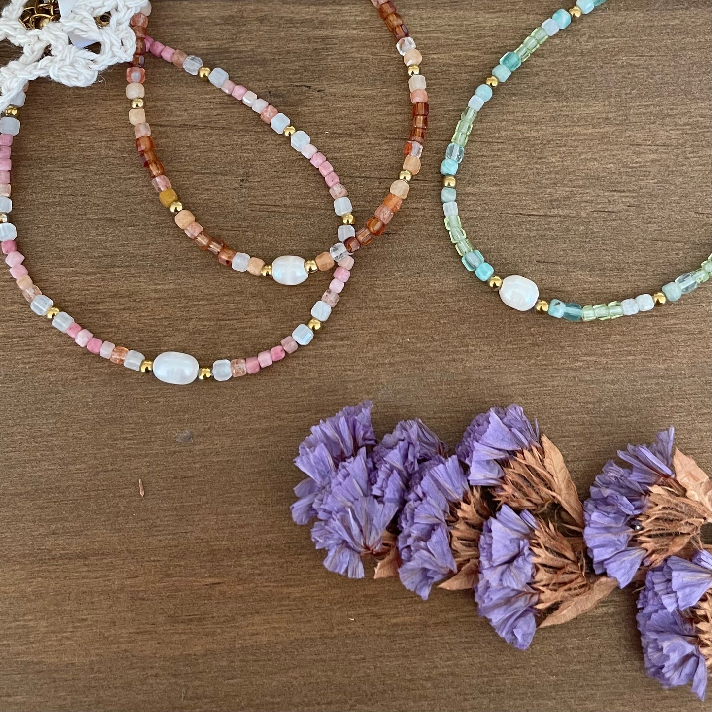 Trilogie d’Ostara – Bracelets Énergie, Douceur & Renouveau 🌿
